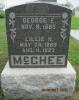 Garrett, Lillie and George Elbert McGhee.
George has a stone in the Purdin Cemetery but is buried next to his third wife in Secor Cemetery, Secor, Woodford County, Illinois. Garrett, Lillie and George Elbert McGhee.
George has a stone in the Purdin Cemetery but is buried next to his third wife in Secor Cemetery, Secor, Woodford County, Illinois.