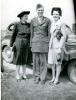 McKeown, Lucille and Donald Hedges on their wedding day, with Eva (Robinson) Hedges