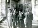 McKeown, Lucille and Donald Hedges on their wedding day, with Eva (Robinson) Hedges and Ralph Hedges